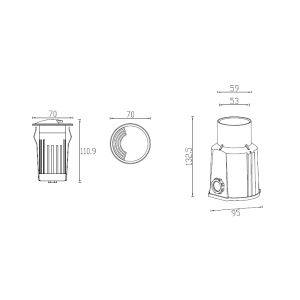 Jupiter Bahçe Gömme Armatür LED LG928 S