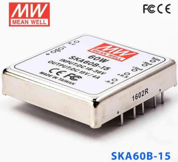 MEANWELL- SKA60B-15 18~36-15Vdc 0,4~4Amp  Dönüştürücü