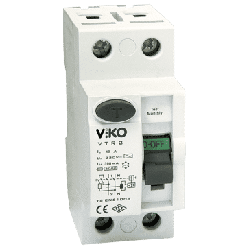 Viko VTR2-32300 2 Kut 300Ma 32A Kaçak Akım Koruma Rölesi