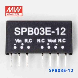 MEANWELL- SPB03E-12 4.5~5.5Vdc>+12Vdc 250mA  Dönüştürücü