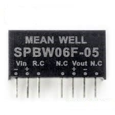 MEANWELL- SPBW06F-05 9~36Vdc>+5Vdc 1200mA  Dönüştürücü