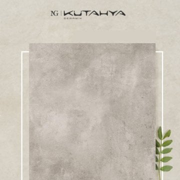 Kütahya 80x80 Vista Gri Rektifiyeli (1.28 m2 Fiyatı)