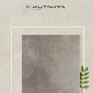 Kütahya Vista Füme Rektifiyeli 60X60 (1.44 m2 Fiyatı)