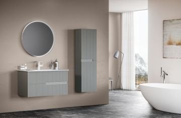 Orka MoonLight 90 cm Asma Banyo Dolabı