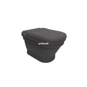 Creavit Antik Antrasit Asma Klozet Seti