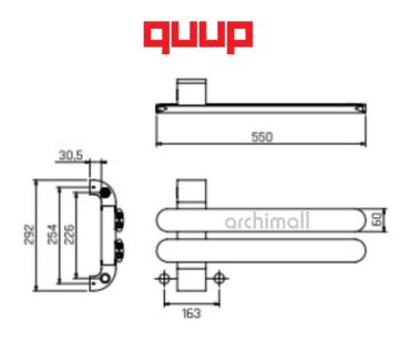 Quup Rifle 2 Dilim İnci Beyaz Alüminyum Havlupan