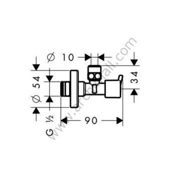 Hansgrohe Ara Musluk S Krom 13901000