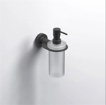 Sonia Tecno Mat Siyah Sıvı Sabunluk Duvara Monte