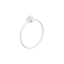 Sonia Tecno Mat Beyaz Halka Havluluk 19 cm