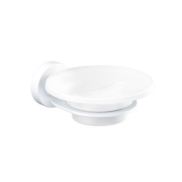 Sonia Tecno Mat Beyaz Sabunluk Duvara Monte