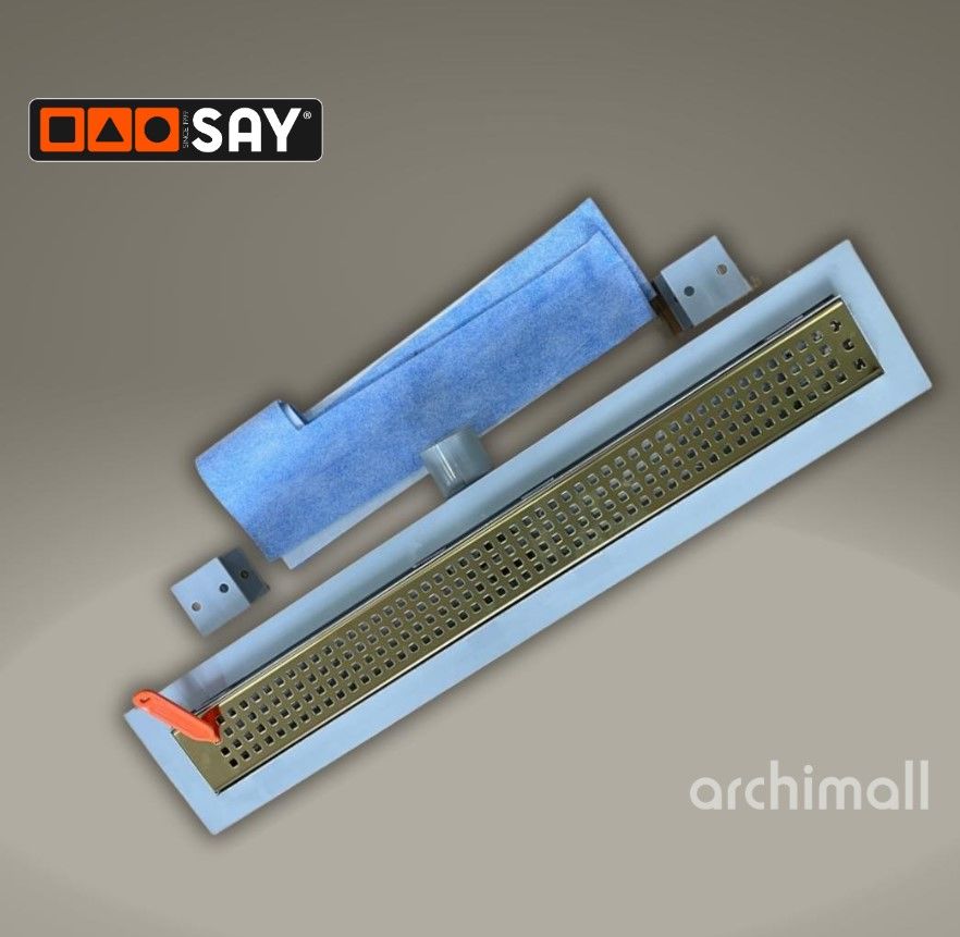 Say Çelik Optima 60 cm Altın Duş Kanalı