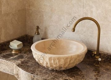 Delta Doğaltaş Atina Klasik Lavabo