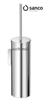 Sanco Klozet Fırçalık Duvara Montaj Parlak Krom