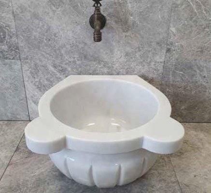 Delta Doğaltaş Marsilya Beyaz Kurna