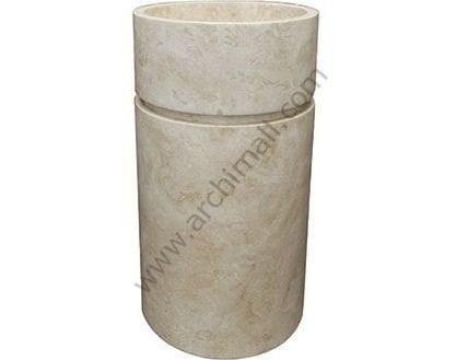 Delta Doğaltaş Glasgow Traverten Lavabo