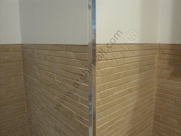 Protrim Pro-Cubic 10 mm Alüminyum Köşe Çıtası Parlak Krom