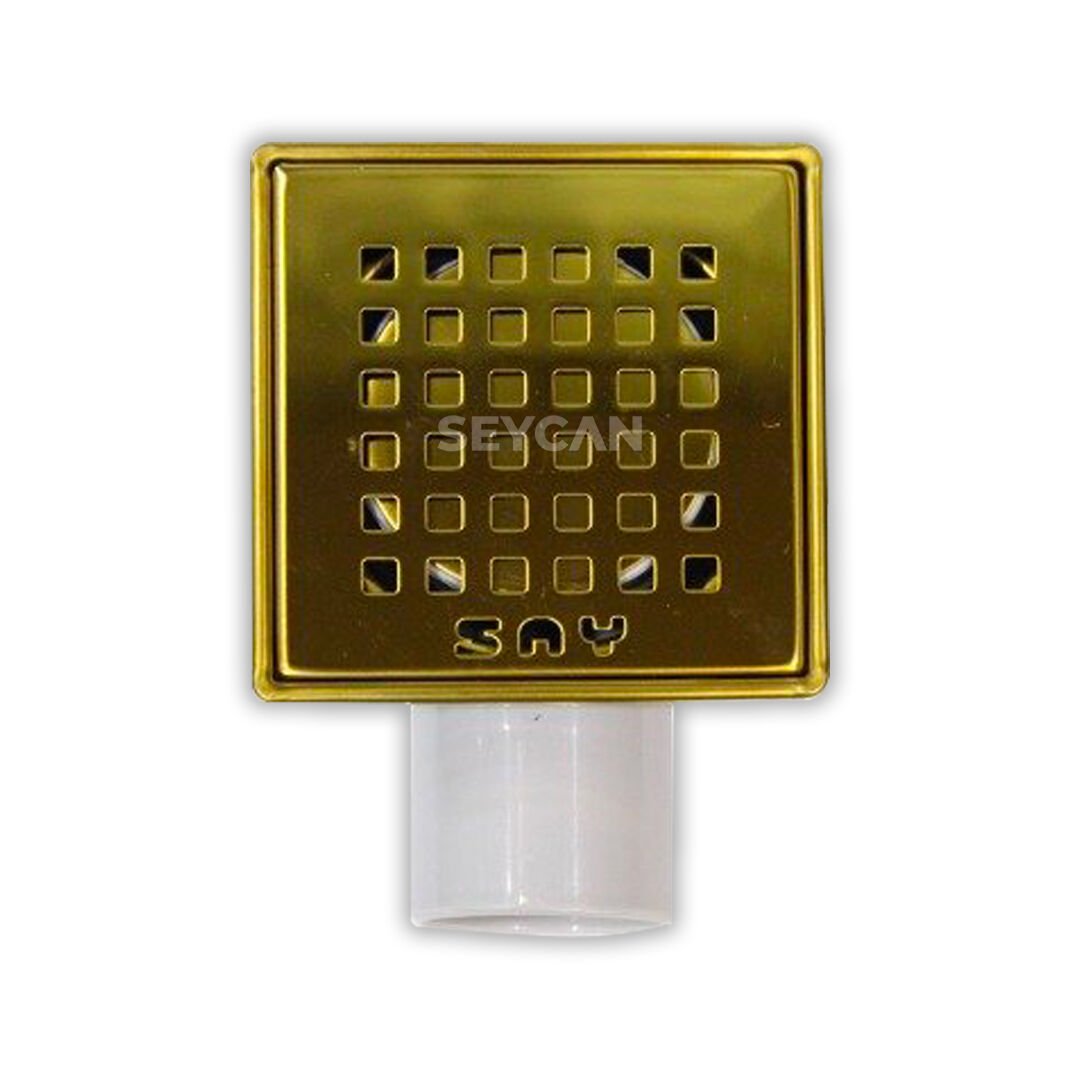 Say Çelik Gözde 10x10 Altın Yer Süzgeci