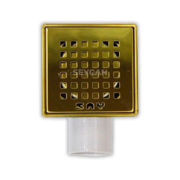 Say Çelik Gözde 10x10 Altın Yer Süzgeci