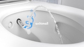 Geberit AquaClean Mera Comfort Akıllı Klozet Parlak Krom 146.214.21.1