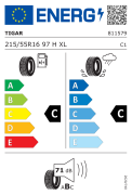 Tigar 215/55R16 XL High Performance 97H (Üretim Yılı: 2023)
