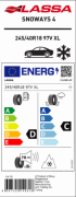 Lassa 245/40R18 Snoways 4 97V XL (Üretim Yılı: 2023)