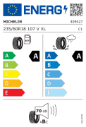 Michelin 235/60R18 XL 107V Pilot Sport 4 Suv Vol (Üretim Yılı: 2024)