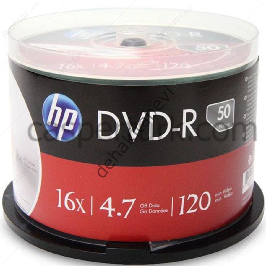 HP DVD-R 16X 4.7 GB Casebox 50 li