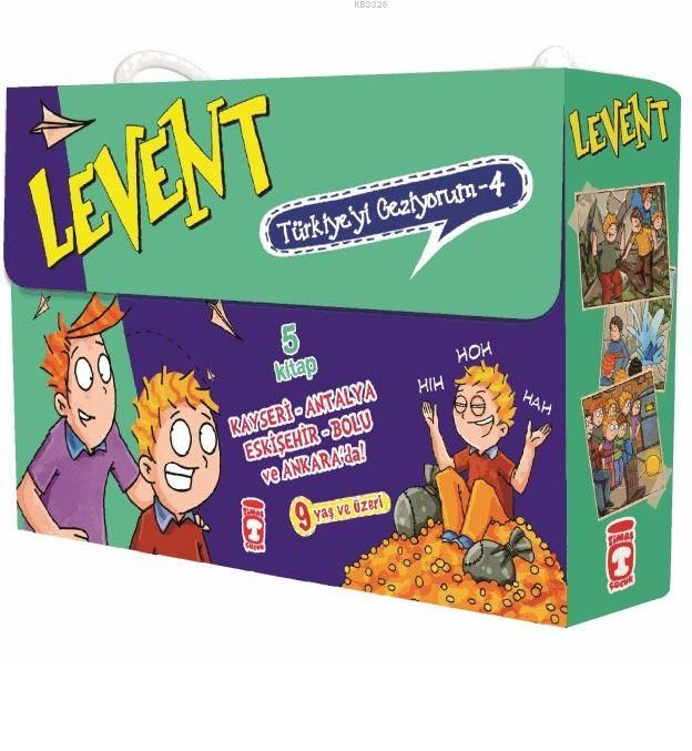 Levent Türkiyeyi Geziyorum 4 Set - (5 Kitap), Timaş Çocuk