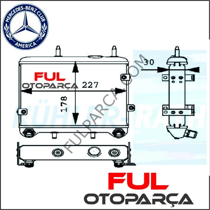 Mercedes S600 06+ CL600 05+ E420,E430 (96-02) 06+ 178*227