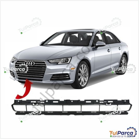 Audi A4 Ön Tampon Orta Izgarası Yeni Model