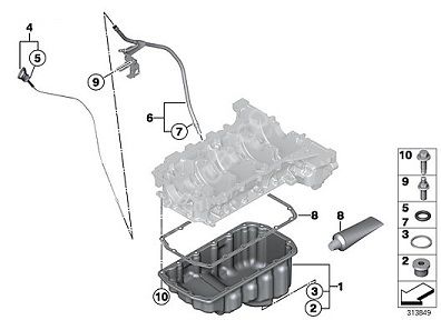Bmw F20/30 N13 Motor Yağ Çubuğu