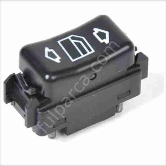 Mercedes W124-W201 Cam Açma Düğmesi Sol Ön