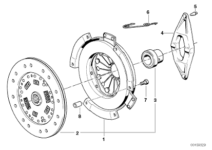 Bmw E21/E28/E30 M10 Moter Debriyaj Seti