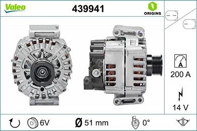 Mercedes W212/W205/W166/Vito W447 Alternatör