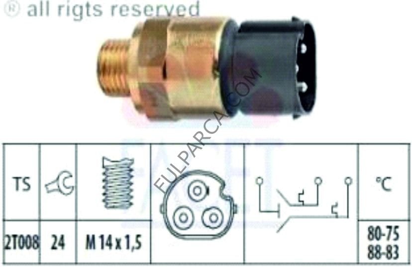 Bmw E36/Bmw E46 N43 Motor Üş Fişli Fan Müşürü/Klima Fan Müşürü/Facet