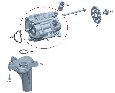 Vito W447 654 Motor Motor Yağ Soğutucu/Tandem Yağ Soğutucu