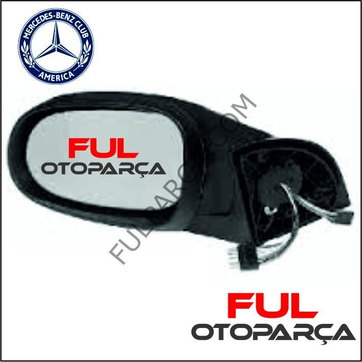Mercedes W168 Ayna Kapağı 97-04 Astarlı Sağ