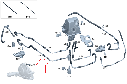 Sprinter W906 651 Motor Vakum Borusu/Vakum Hortumu