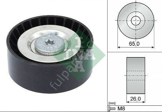 Mercedes E Glass W212/W204/W207/Sprinter W906/Vito W639/W447 651 Motor Gergi Bilyası/V Kayış Gergi Rulmanı/Avare Bilya