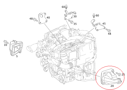 Mercedes S Seri W221 350 4 Matik Motor Kulağı/Motor Takozu/Sol