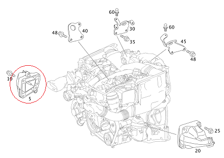 Mercedes S Seri W221 350 4 Matik Motor Kulağı/Motor Takozu/Sağ