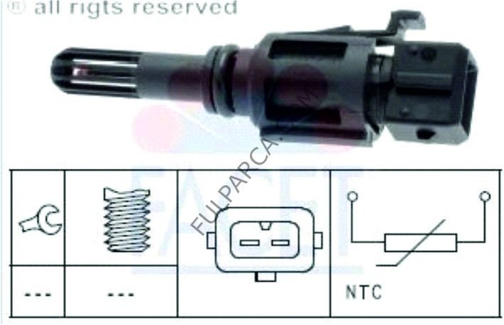 Bmw E36/E39/E38/Z3/E46 M52/M62 Motor Dış Isı Sensörü/Sıcaklık Sensörü
