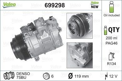 Mercedes W204/W202/W210/Vito W638/Sprinter Klima Kompresörü