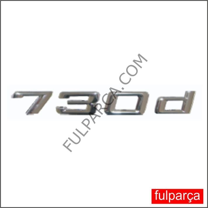 BMW Yazı - ''730d'' E38