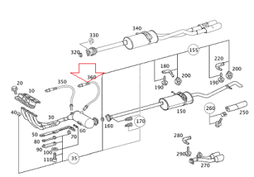 Mercedes W168 A160 166 Motor Oksijen Sensörü/Lambda Sondası