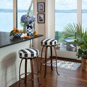 Flatiron Bar Stool - Navy