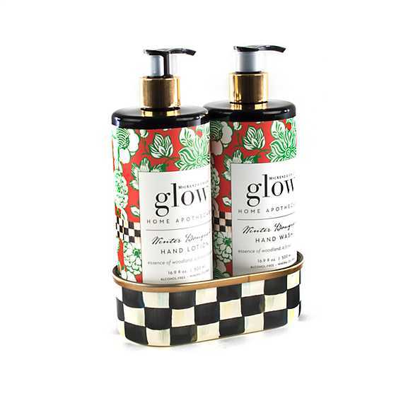 Winter Bouquet Soap & Lotion Caddy Set