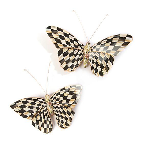 Butterfly Duo Wall Decor - Courtly Check