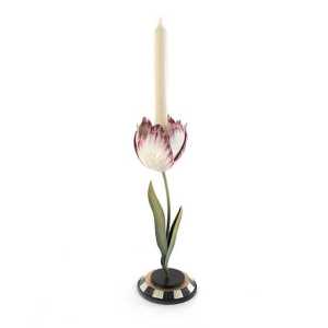 Tulip Candle Holder - Pink & Ivory - Small