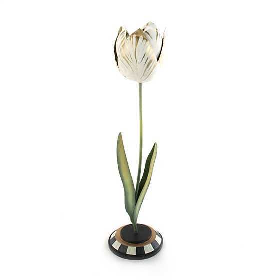 Tulip Candle Holder - Gold & Ivory - Large